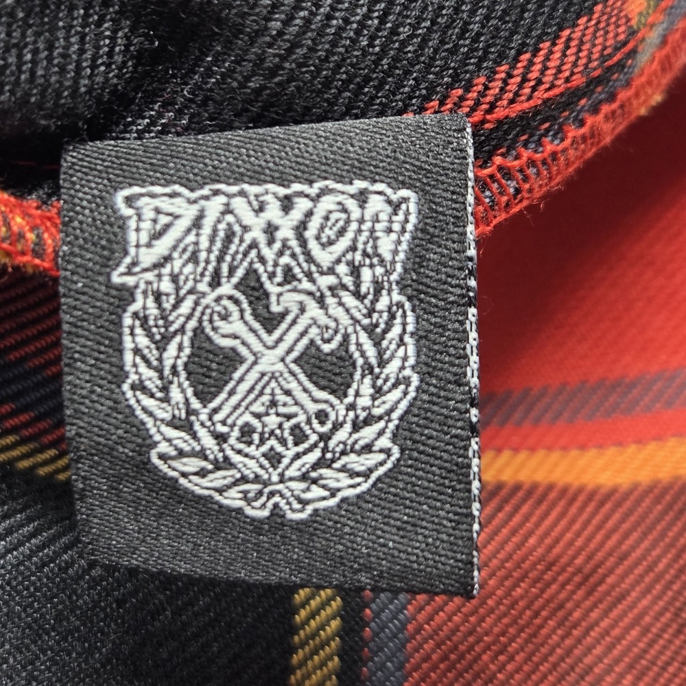 Dixxon Flannel‎ Caballero Dragon Snap Front Red Plaid Shirt Women Small NWOT - Picture 8 of 8